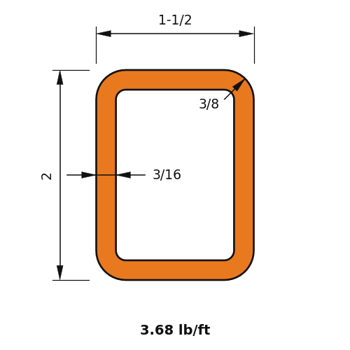 HSS2x1.5x.1875