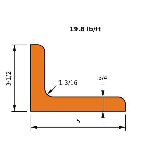 L5x3.5x.75