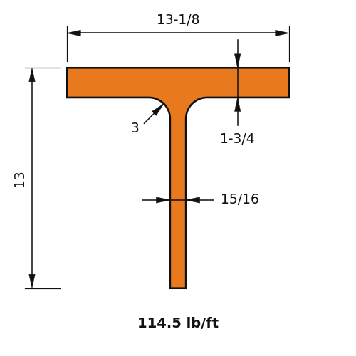 WT12x114.5