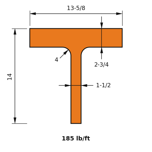 WT12x185