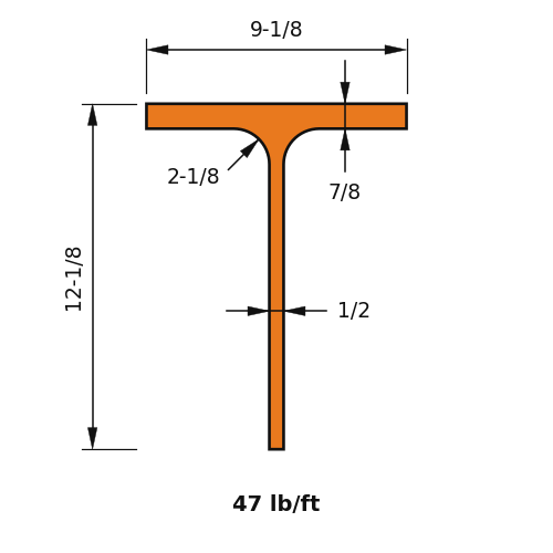WT12x47