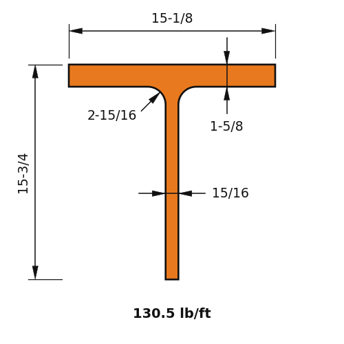 WT15x130.5